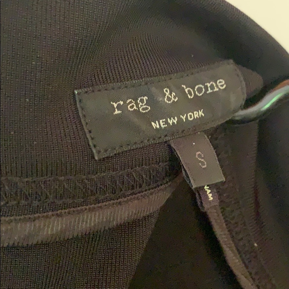 rag & bone tank, rose gold exposed zipper (back) - Picture 5 of 9